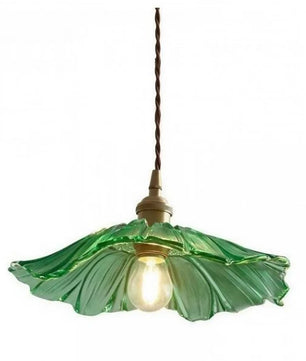 Tiffany Lotus Glass Pendant Light for Living Room S08