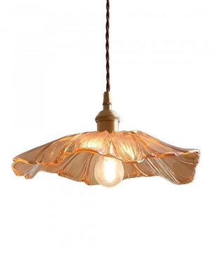 Tiffany Lotus Glass Pendant Light for Living Room S08