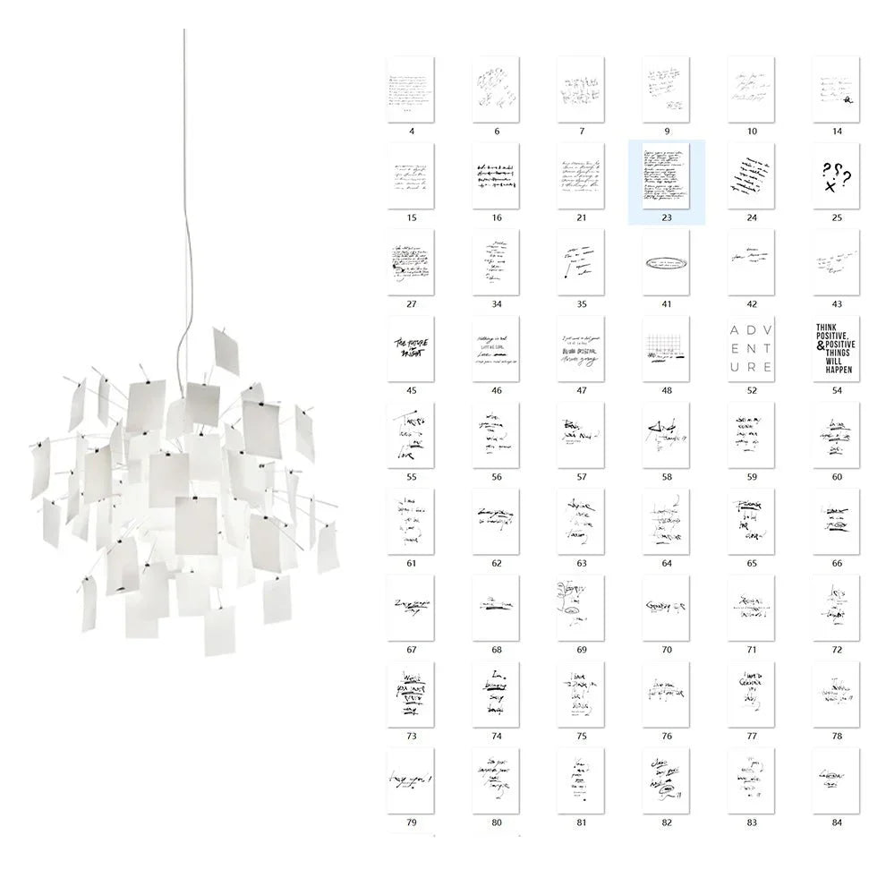 Paper Chandelier