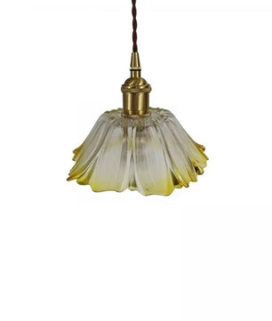 Tiffany Lotus Glass Pendant Light for Living Room S08