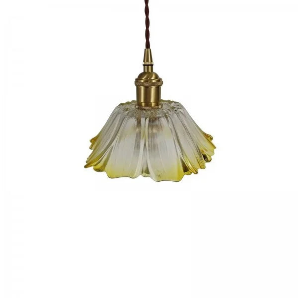 Tiffany Lotus Glass Pendant Light for Living Room S08