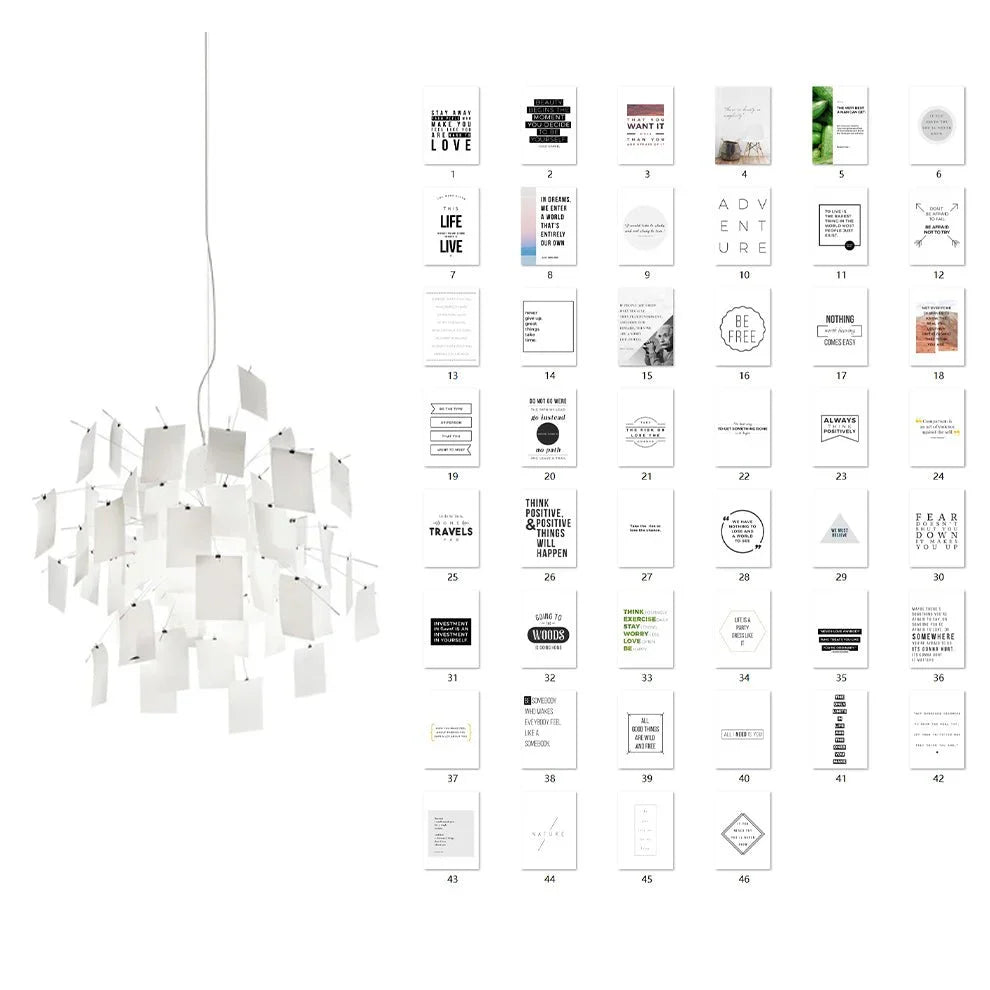 Paper Chandelier