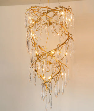 Spiral Branches Chandelier