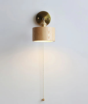 Rotatable Wooden Wall Lamp