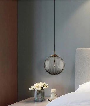 Nordic Water Pattern Glass Ball Pendant Light S96