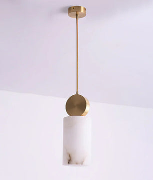 Etruscan Alabaster Pendant Light