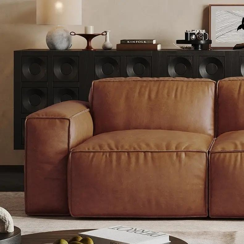 Modular Leather Sofa