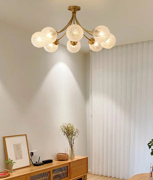 Retro Glass Ceiling Lamp