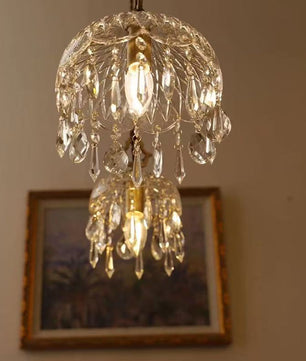 French crystal pendant lamp