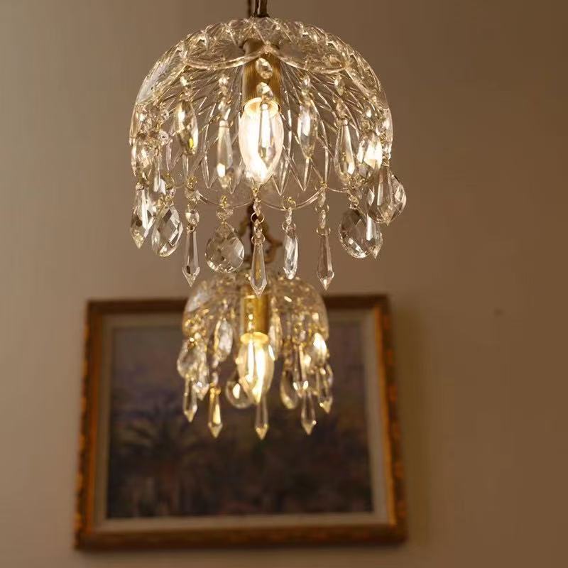 French crystal pendant lamp