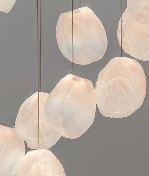 Liquid Glass Stone Pendant Light
