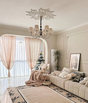 Orchid Fabric Chandelier
