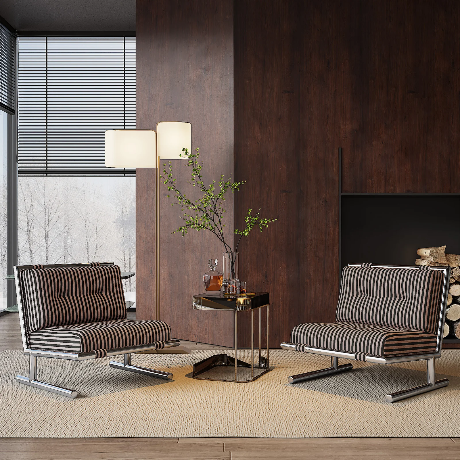 Accent Armchair Lounge Side