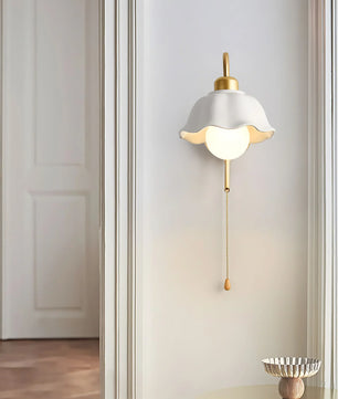 Flower Ceramic Wall Lamp