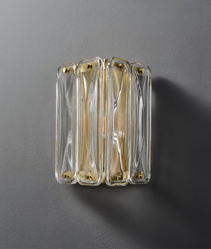 Triangular Glass Wall Light