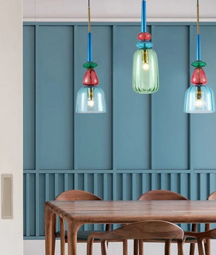 Nordic Macaron Lollipop Glass Pendant Lamp S118