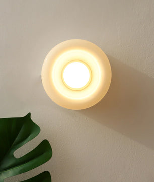 Round Glass Wall Lamp