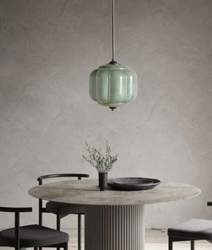 Eloise Vintage Milk Glass Pendant Light