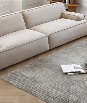 Minimalist Vertical Upholstered Sofa
