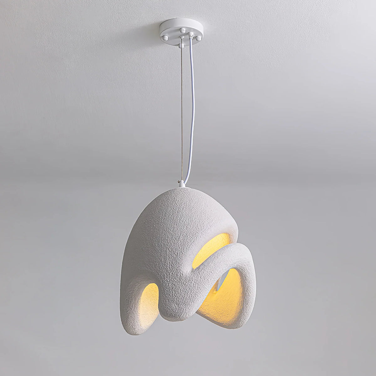 Wabi Sabi Resin Pendant Lamp