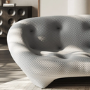 Seashell Wide Deep Seat Sofa