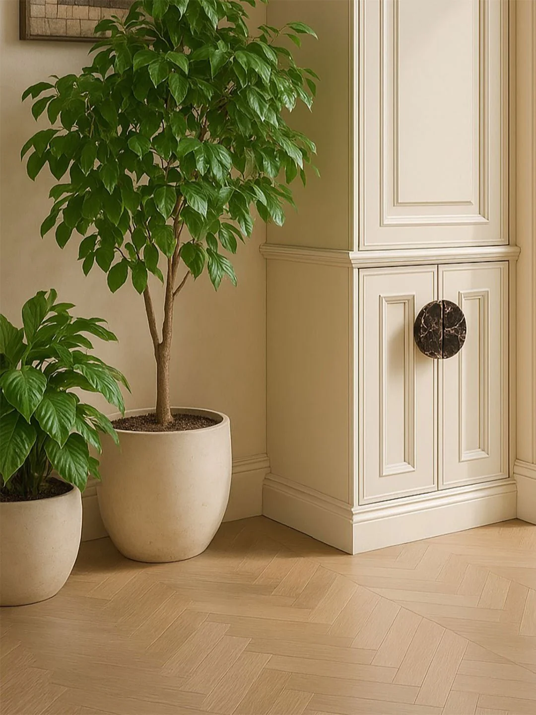 The Dark Emperador Marble Handle