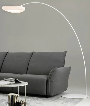 Mr Magoo Floor Lamp – Modern Minimalist Tall Standing Lamp for Living Room, Black & White