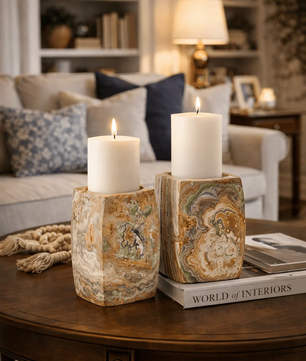 The Rio Banded Agate Votive