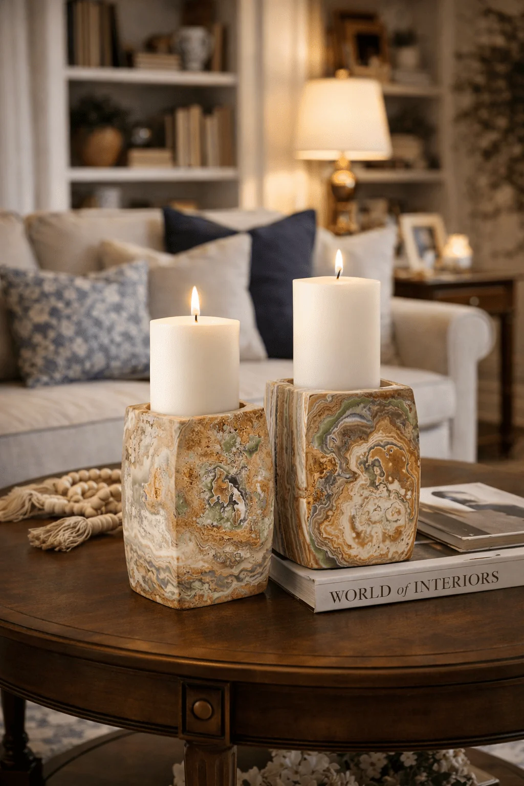 The Rio Banded Agate Votive