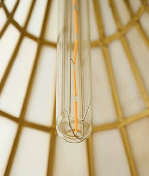 Campana Brass & Glass Pendant