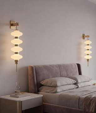 Stacked Glass Wall Sconce