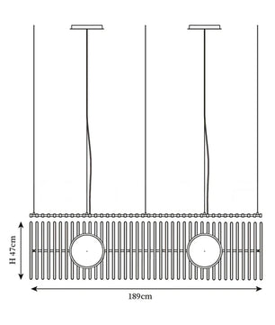 Black Rhythm Collection Chandeliers
