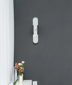 Geometric Harmony Alabaster Wall Lamp