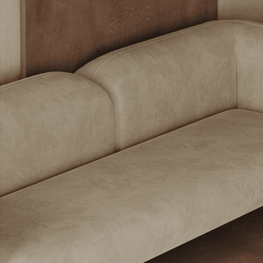 Curved Armrest Sofa