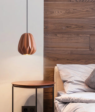 Papaya Resin Pendant Lamp