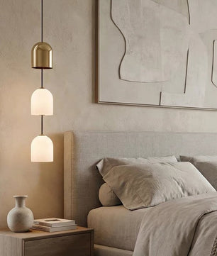 Perla Stacked Glass Pendant Light