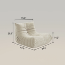 Modern Tufted Lounge Chairs