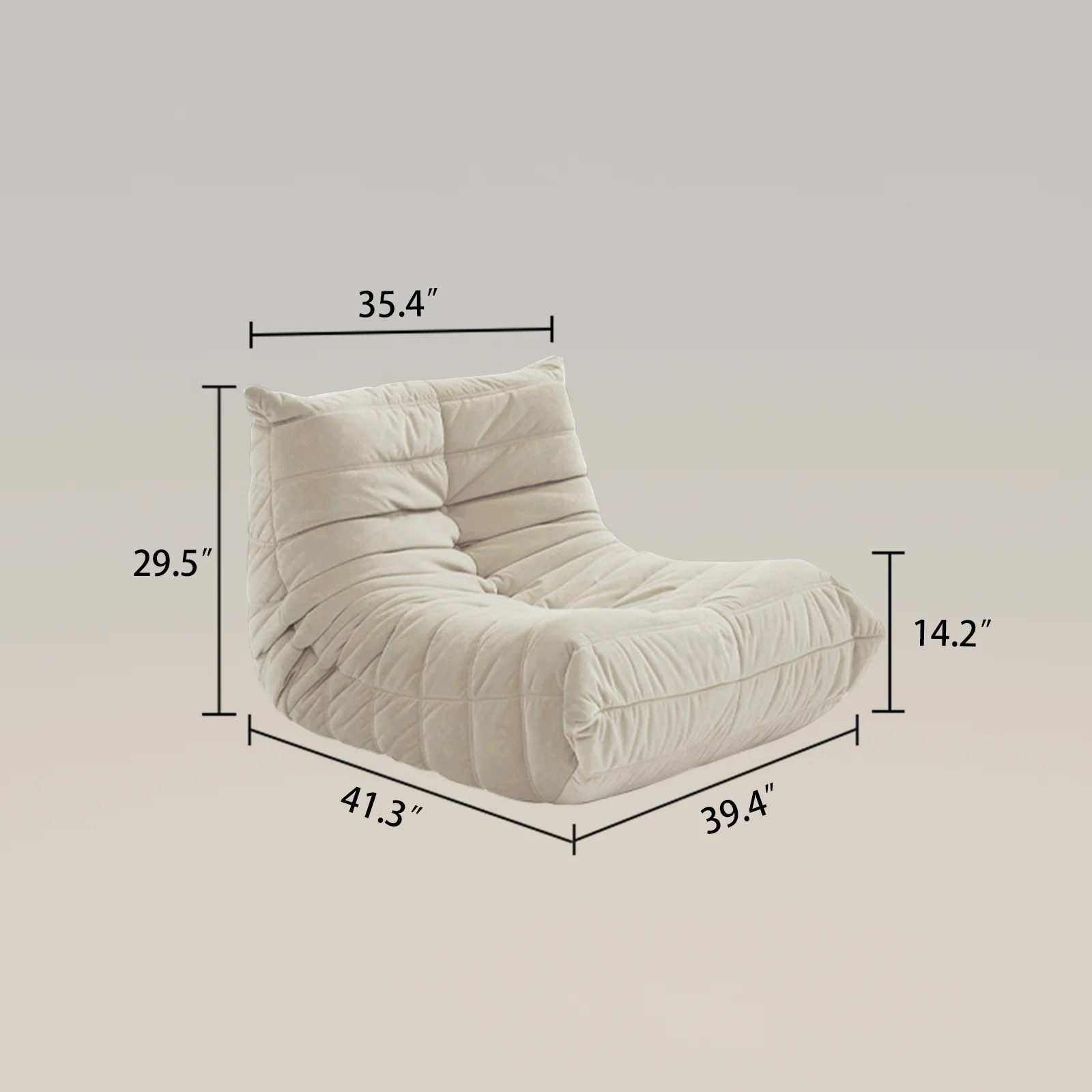 Modern Tufted Lounge Chairs