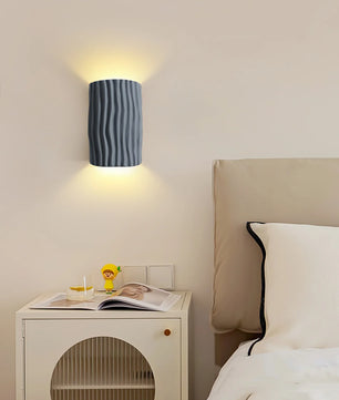Pleated Resin Wall Lamp
