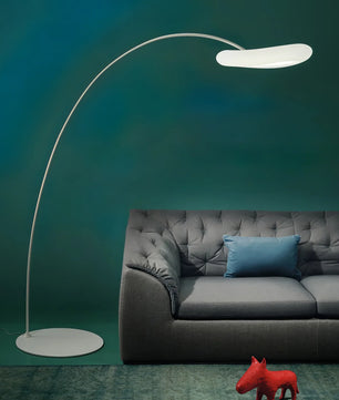 Mr Magoo Floor Lamp – Modern Minimalist Tall Standing Lamp for Living Room, Black & White