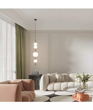Vertical Glass Pendant Light