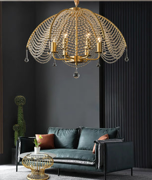 Neville Brass Chandelier