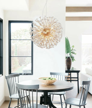 Crystal Dandelion Chandelier