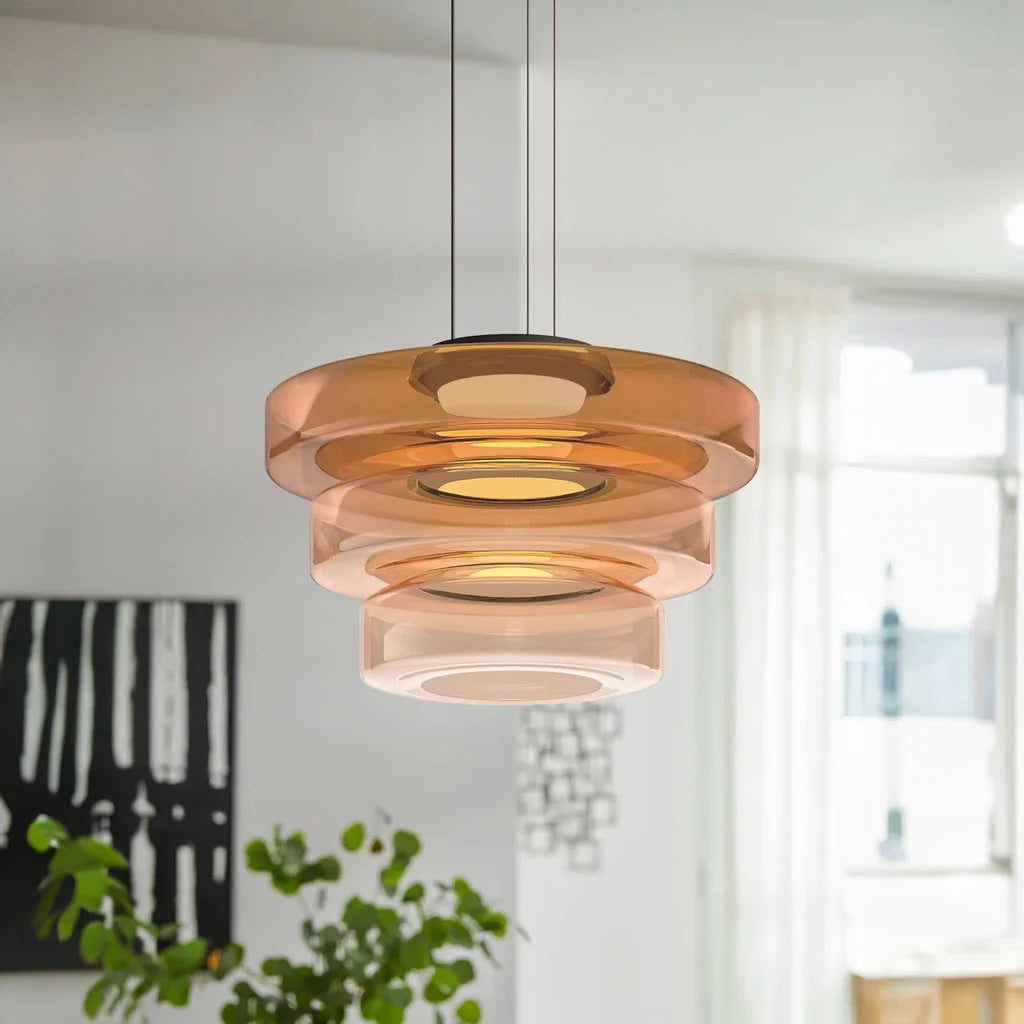 Nordic postmodern creative glass pendant light