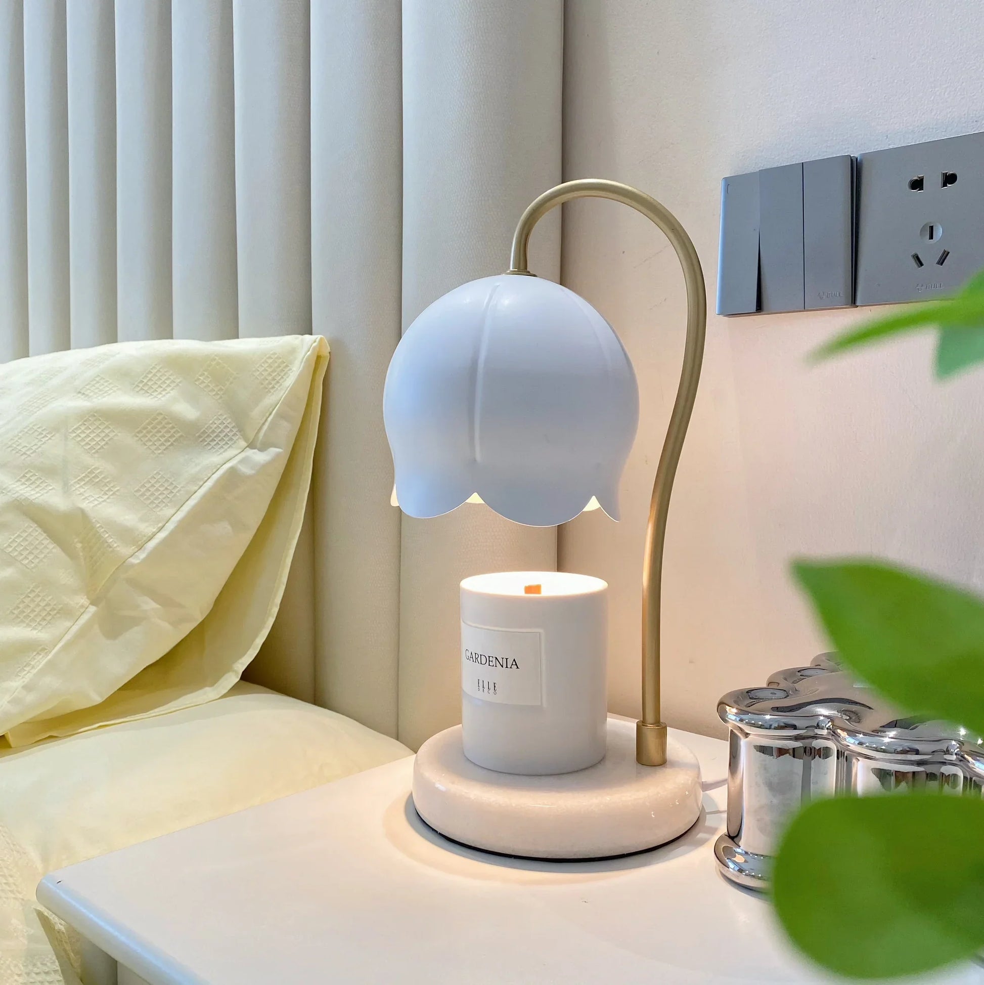 Flower Candle Warmer Lamp