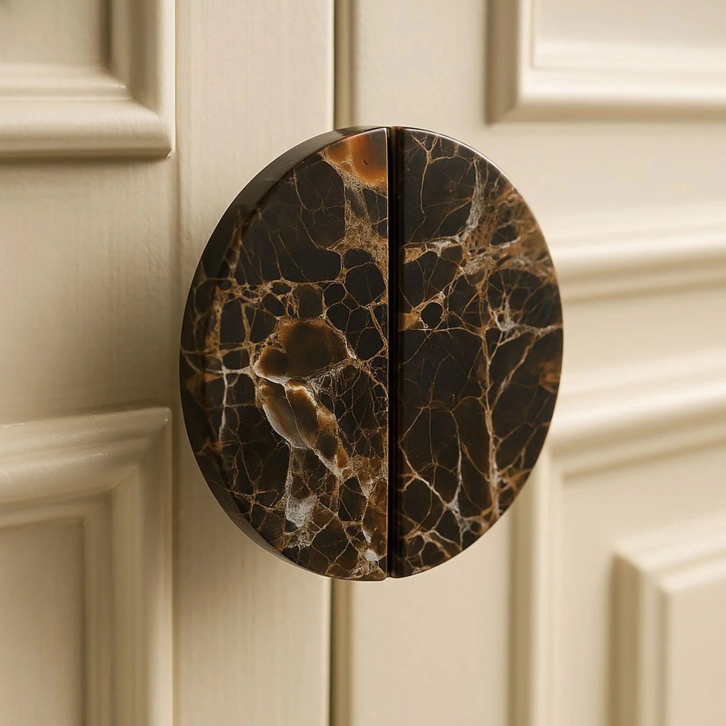 The Dark Emperador Marble Handle