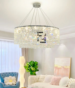 Liliana Round Crystal Chandelier