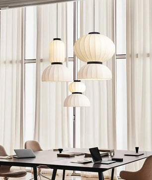 Mulberry Silk Lantern Pendant Light M433