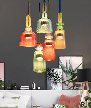 Nordic Macaron Lollipop Glass Pendant Lamp S118