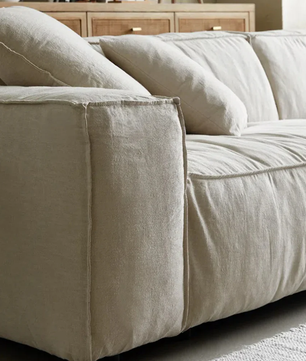 Large Sectional Deep Seat Couch Sofa